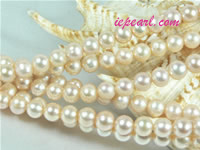 pink 7-8mm potato freshwater pearl strand