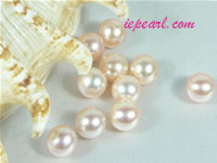 per 20pcs pink 8-8.5mm round loose freshwater pearl beads