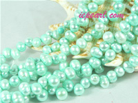 blue 7-8mm dancing freshwater pearl strand