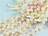 pink 5-6mm dancing freshwater pearl strand