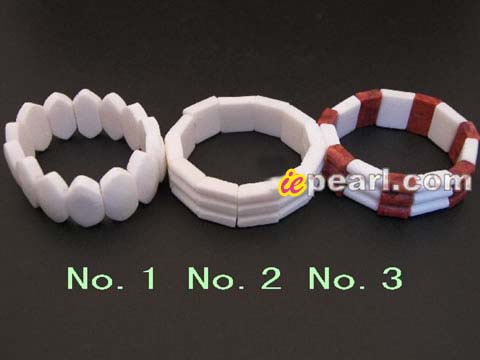 sponge white corals stretchy bracelet wholesale online