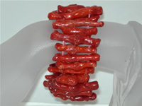 Wholesale 7.5" 30mm branch red coral bracelets online