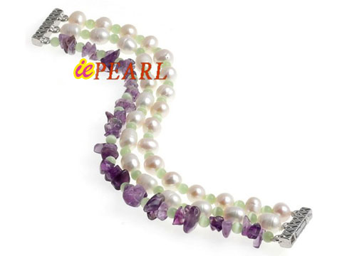 Wholesale multi strand pearl bracelet set online