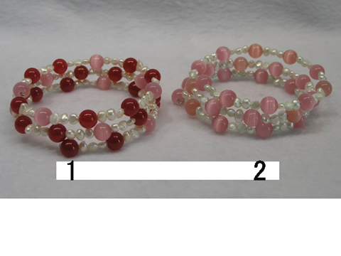 wholesale 4-5mm smooth on both side pearl bracelet