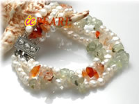 Wholesale 6-7mm white smooth-on-both-side pearl bracelet