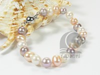 7.5-8.5mm natural color pearl bracelet wholesale