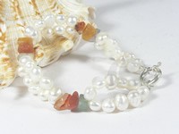 Wholesale 7-8mm smooth-in-both-side pearls bracelet online