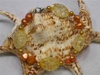 Wholesale smooth-in-both-side pearl bracelet in 7.5 inches