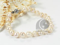 Wholesale 8-9mm pink pearls bracelet in factory price