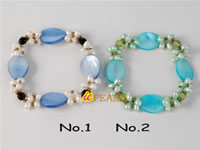 Wholesale side drilled pearl bracelet in 7.5 inches online