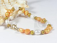 Wholesale 7-8mm smooth-on-both-side pearls bracelet online