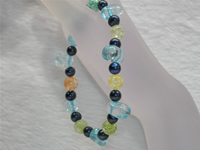 Wholesale 6-7mm black freshwater pearl bracelet in low price