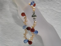 Wholesale 6-7mm pink side-drilled pearl bracelet online