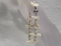 Wholesale 7*20 white Biwa pearls bracelet online