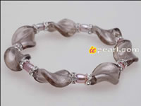 Wholesale 5-6mm light purple rice pearls bracelet online