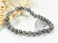 Wholesale 6-7mm black freshwater pearl bracelet online