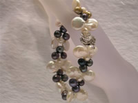 Wholesale 12mm white coin pearl bracelet online