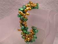 Wholesale three strands twisted freshwater pearl bracelet online