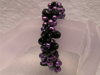 Wholesale 6-7mm purple top-drilled pearl bracelet online