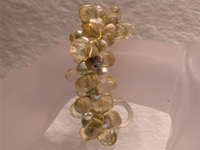Wholesale 6-7mm gray smooth-on-both-side pearl bracelet