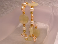 Two strands twisted freshwater pearl bracelet in wholesale price