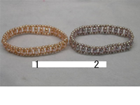 Wholesale gorgeous freshwater pearl stretchy bracelet
