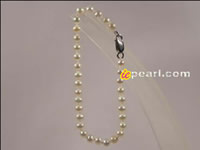 Wholesale 5-6mm white potato pearl bracelets jewelry online