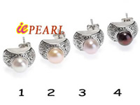 7-7.5mm Freshwater pearl earrings in wholesale price