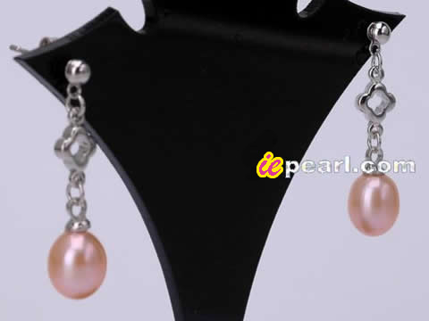 Wholesale freshwater pearl dangling earrings online