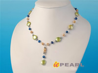 Hand wrapped genuine pearl drop necklace wholesale online