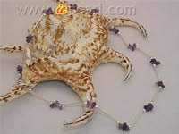 Wholesale sterling TIN-CUP necklace with amethyst online