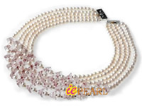 6-7mm 5 rows freshwater pearl necklace wholesale online