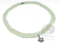6-7mm screwy button pearl necklace clearance wholesale