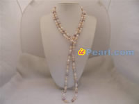 60" natural color long necklace wholesale