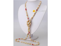 10-11mm nugget cultured light colors pearl necklace wholesale