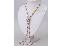 white coffee grey 8-9mm nugget cultured pearl necklace online