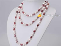 nugget cultured mixing color & sized pearl necklace wholesale