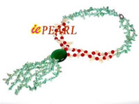 Double strands blister pearl necklace in wholesale price