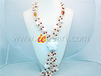 Multi-purpose fresh water pearl necklace with two clasps online