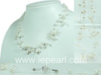 white illusion nugget pearl necklace wholesale online