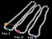 9-10mm white rice pearl necklace discount price wholesale