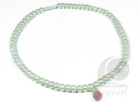 Final sale white freshwater pearl & cherry quartz necklace onlin
