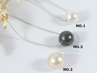 Simple 925 sterling chain with one pearl in wholesale price