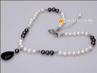 wholesale freshwater pearl drop necklace in factory prices