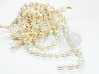 freshwater cultured white pearl necklace wholesale online