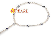 Wholesale white potato freshwater pearl necklaces in low price