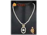 wholesale 6-7mm A quality white freshwater pearl necklace