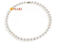 8-9mm white cultured freshwater pearl necklace wholesale