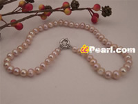 Freshwater pearl necklaces 8-9mm on line wholesale