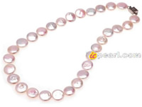 12mm white coin pearl necklace online wholesale